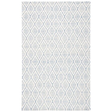 Safavieh 3 x 5 ft. Marbella Hand Woven Rectangle Area Rug Blue & Ivory MRB308M-3